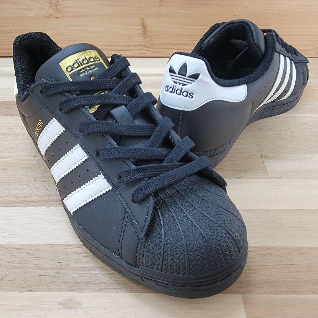 アディダス スーパースター ブラック/ゴールド 23.5㎝