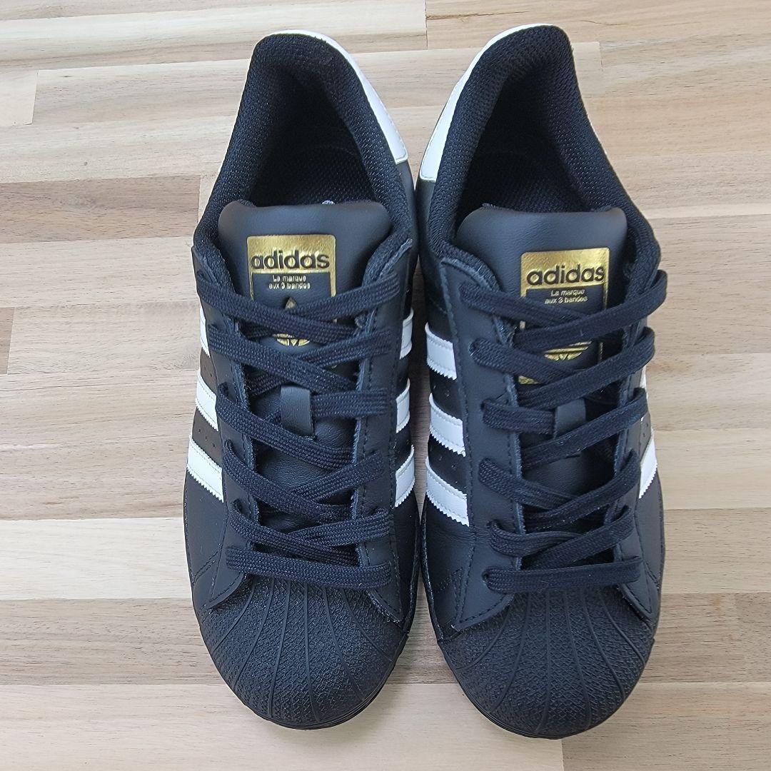 アディダス スーパースター ブラック/ゴールド 23.5㎝