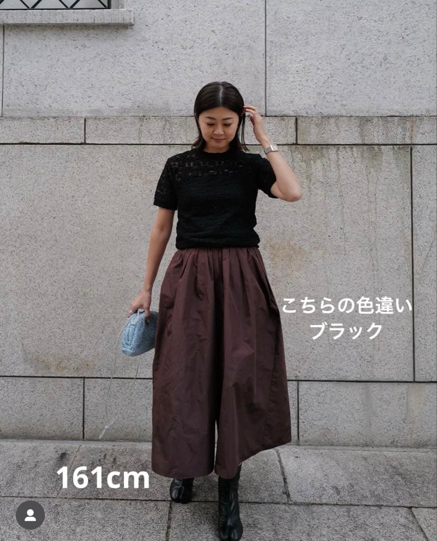 【新品未使用】MACHATT マチャット メモリーキュロット パンツ 2025