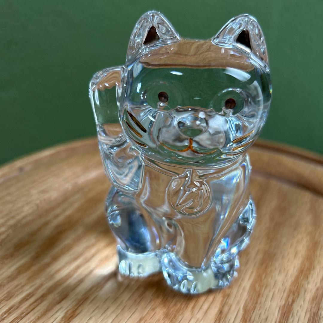 BACCARATバカラクリスタル 招き猫