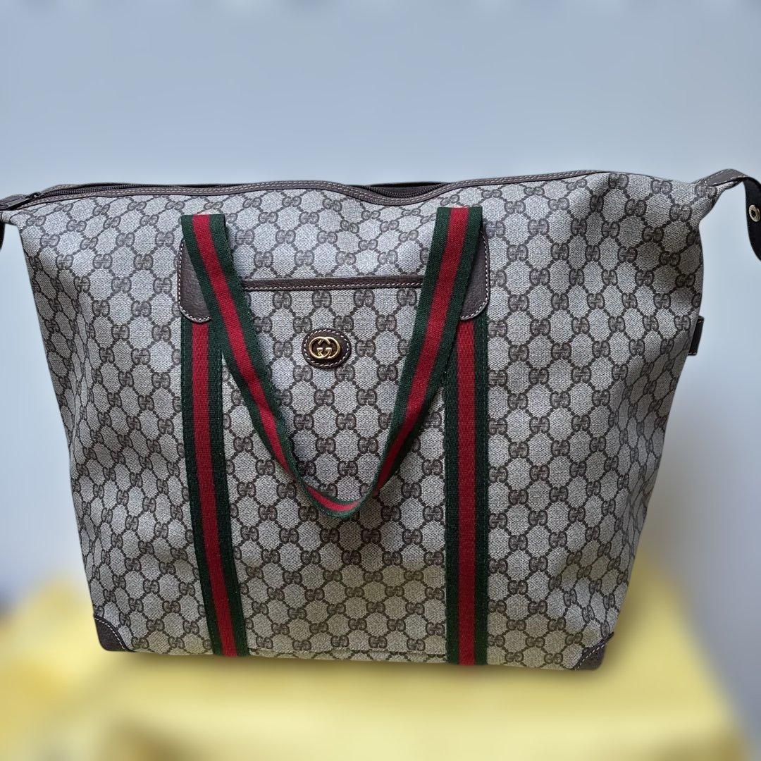Gucci GGパターン ボストンバッグ 大容量 未使用品 期間限定