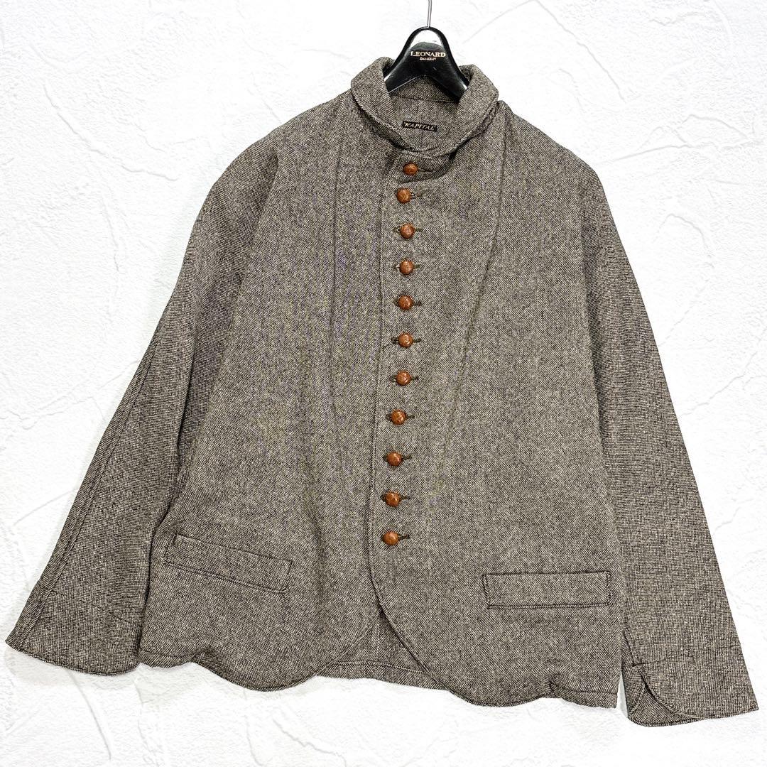 ✨美品✨キャピタル　ジャケット　ウール混　ドルマンスリーブ　変形　男女兼用