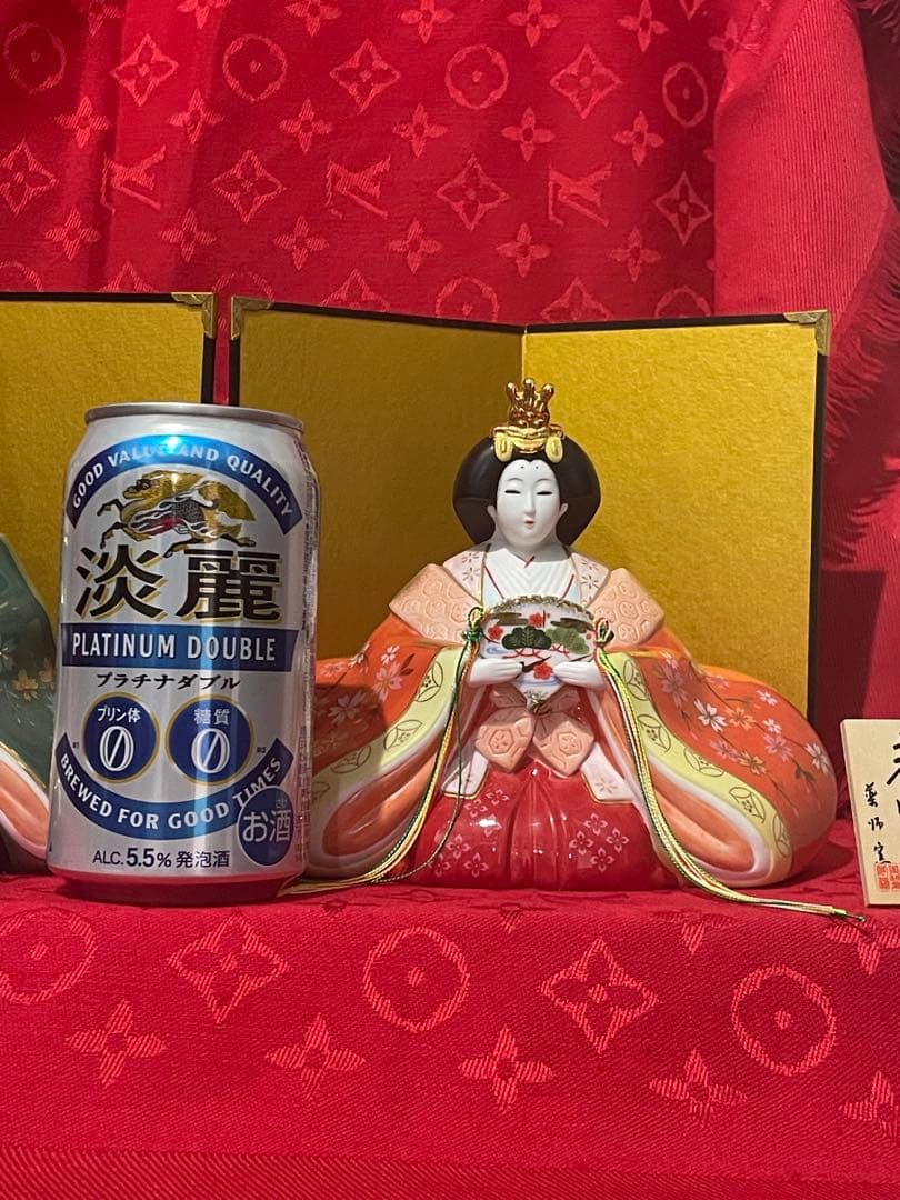 陶器製　雛人形セット
