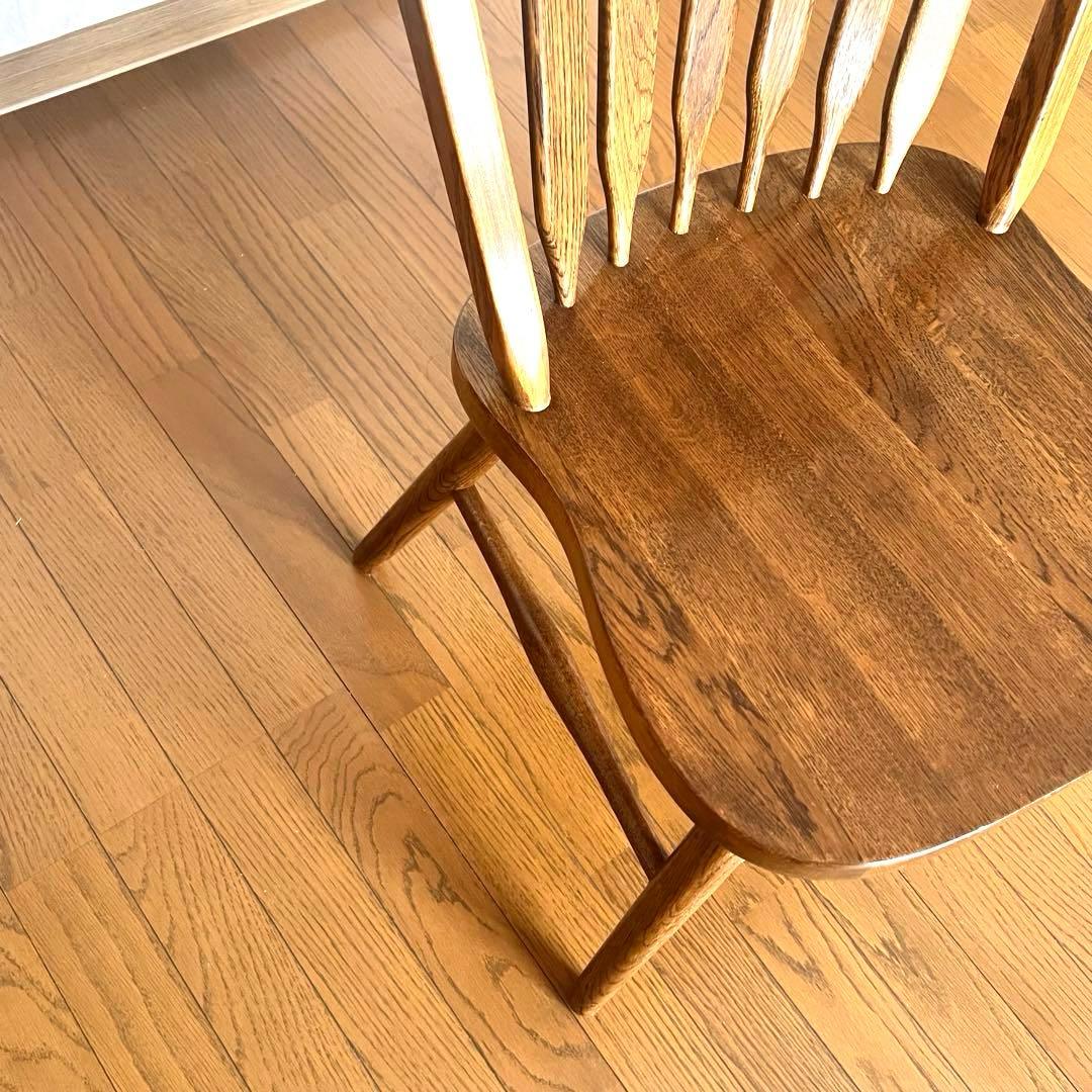 ③みっちゃん木製ウッド ウィンザーチェア スラットバックチェア