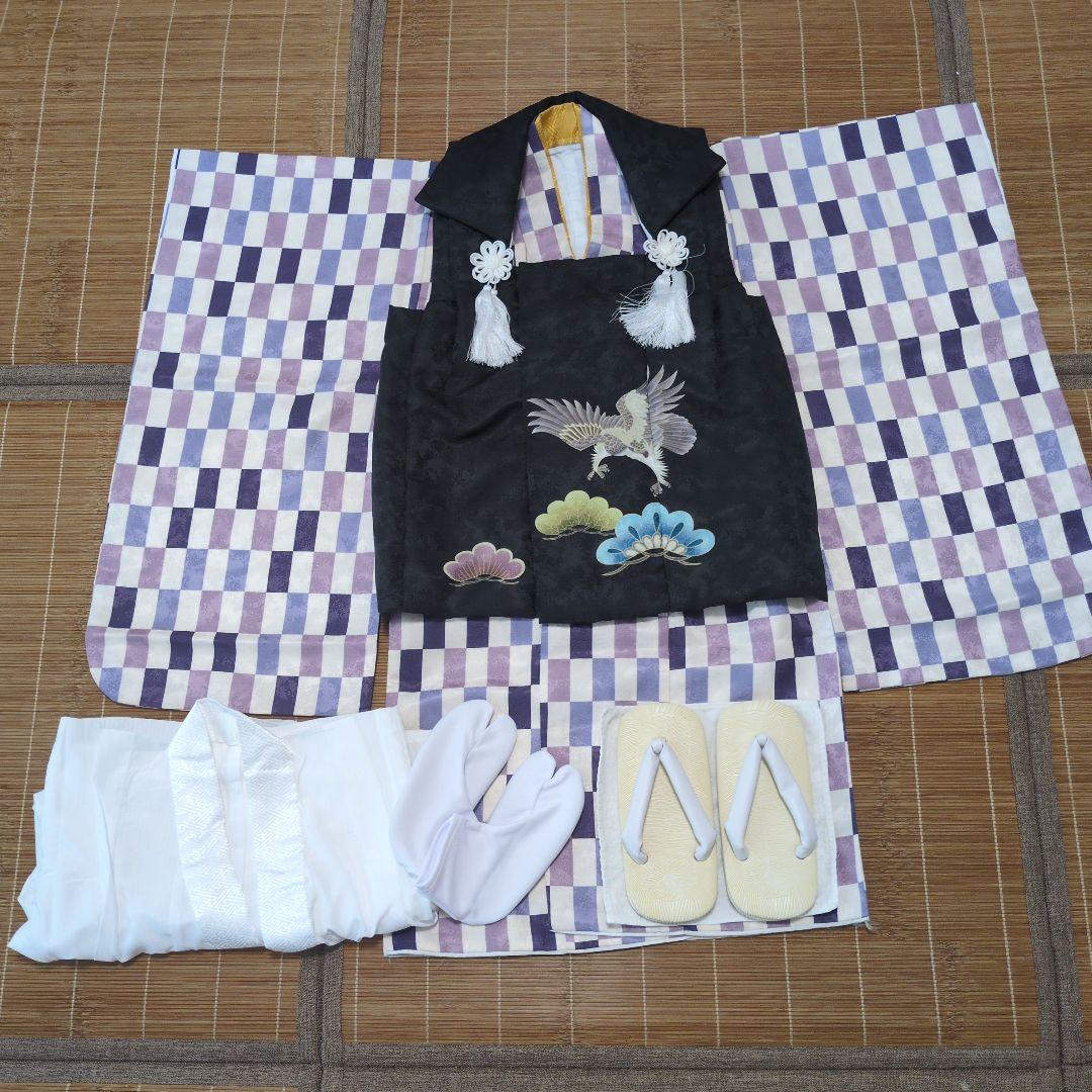 七五三 男の子　被布　着物　セット　3歳