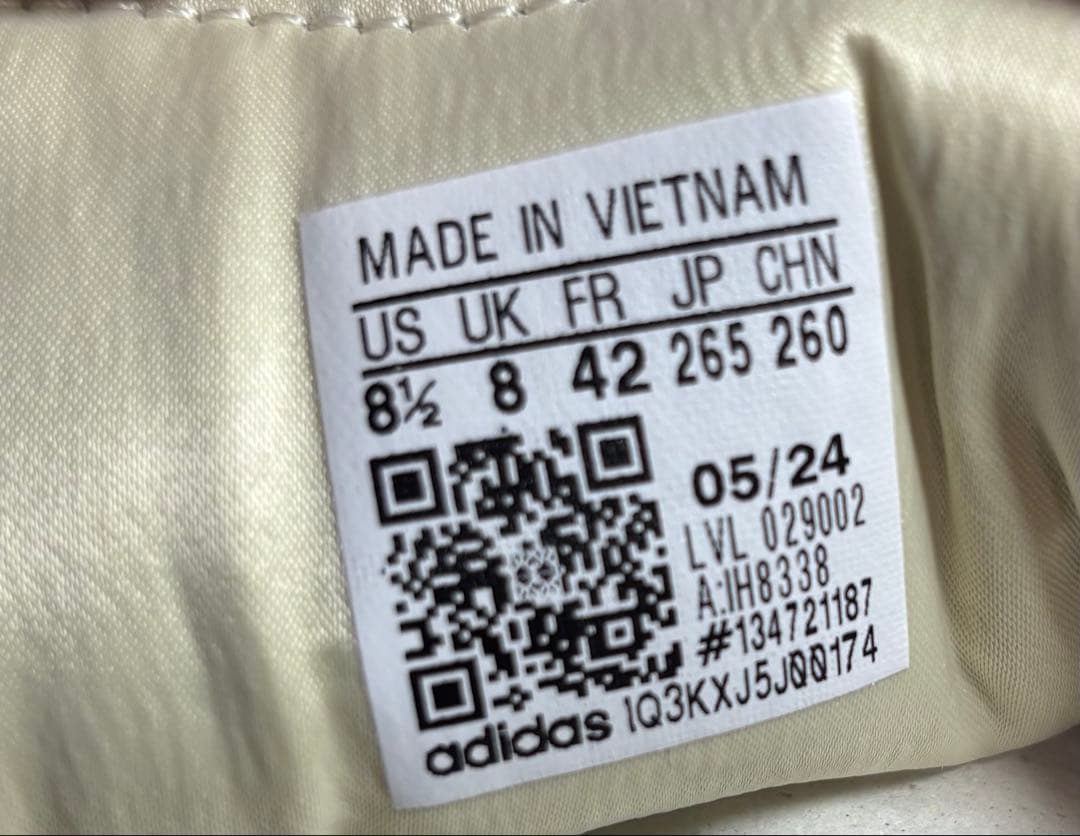 スポーティアンドリッチ × アディダス サンバ OG 中古品　size26.5㎝