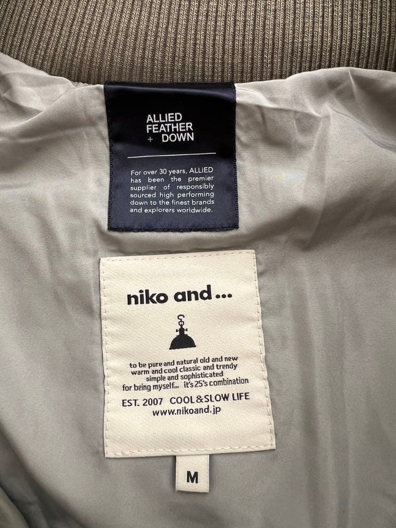 niko and… アライドNEWモンスターブルゾン M