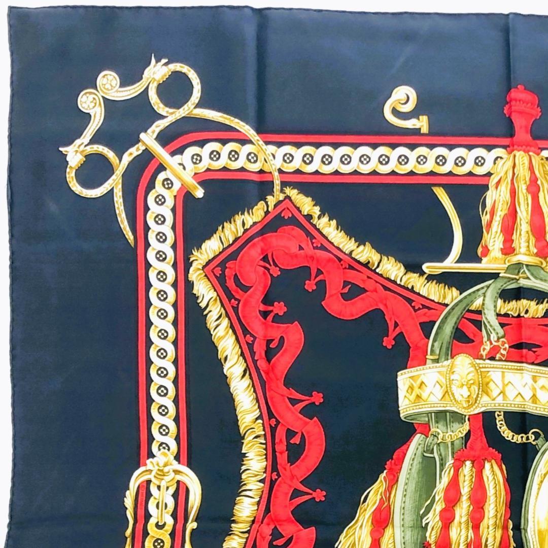 HERMES エルメス カレ90 法廷の勒 BRIDE DE COUR タグあり