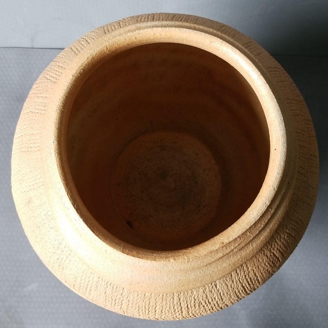 信楽焼 傘立て 火色窯変 高さ４１cm