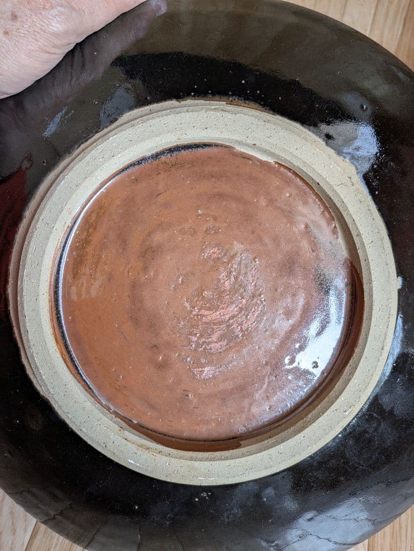 牛ノ戸焼　希少　大皿　焼き物　陶芸 　置物　 飾り皿　約30cm　送料無料