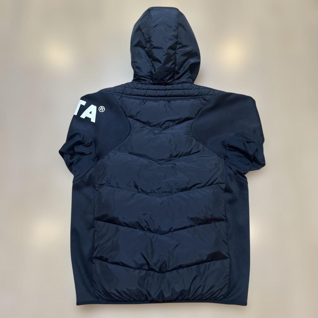 K*u様 ATHLETA ハイブリッドダウンジャケット 黒　Oサイズ