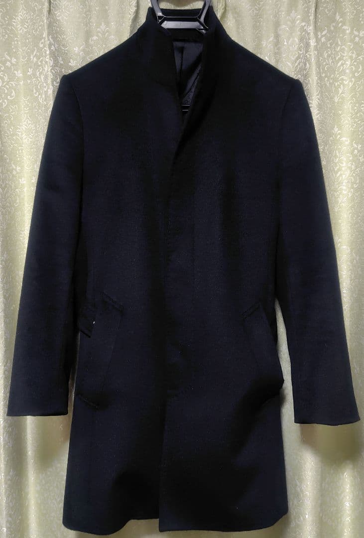 【platinum COMME CA】アンゴラコート(ブラック・Ｓ)