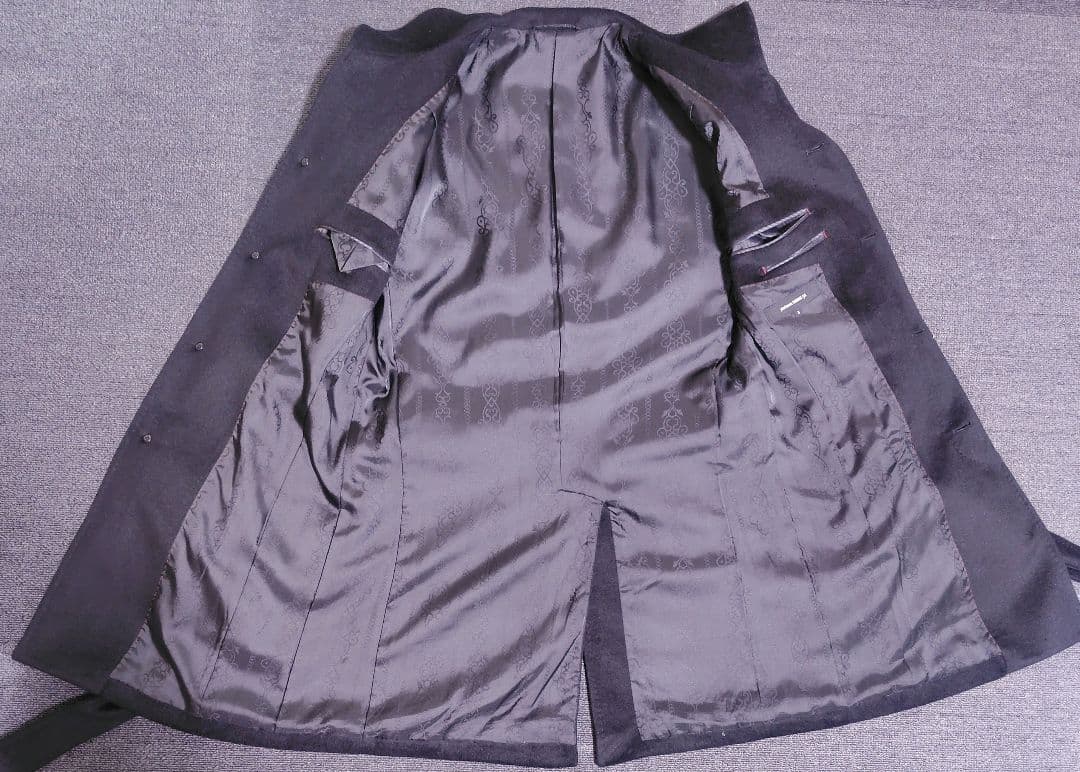 【platinum COMME CA】アンゴラコート(ブラック・Ｓ)