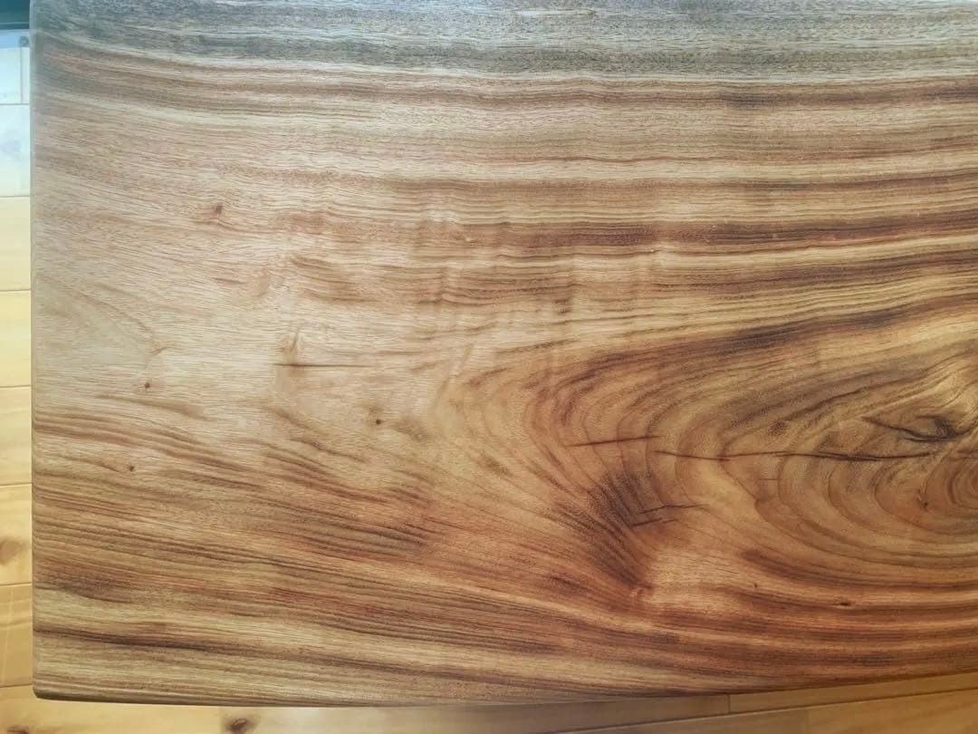 お値下げしました✨ワイルド❣️棚有A:楠サイドテーブル、TV台、飾り棚