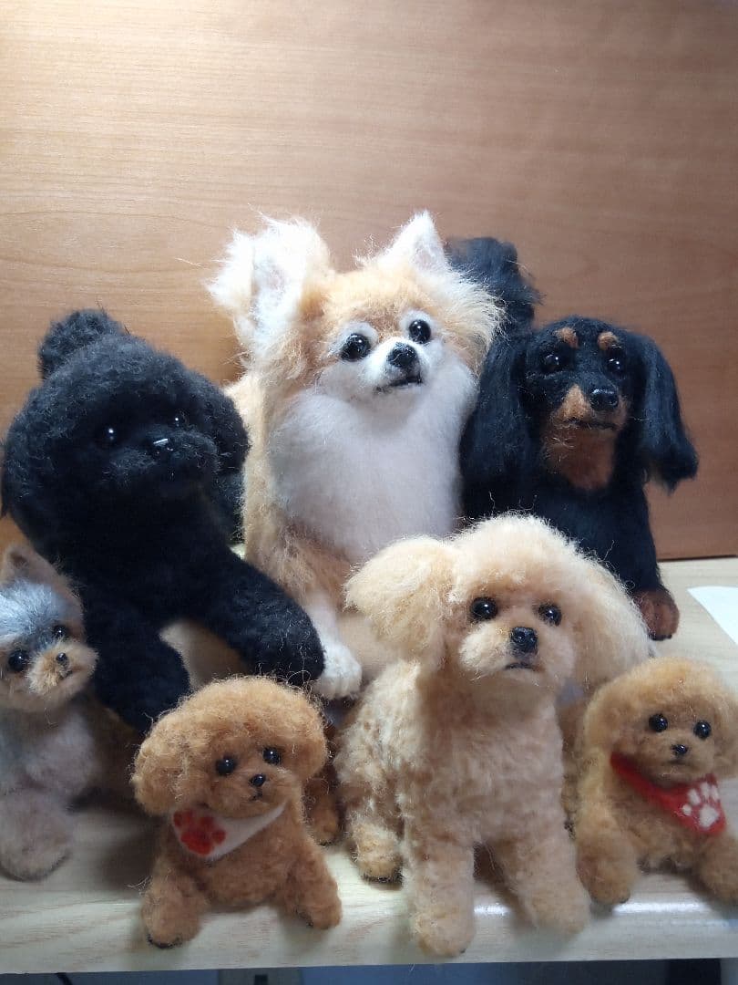 羊毛フェルトオーダー専門・わんちゃん