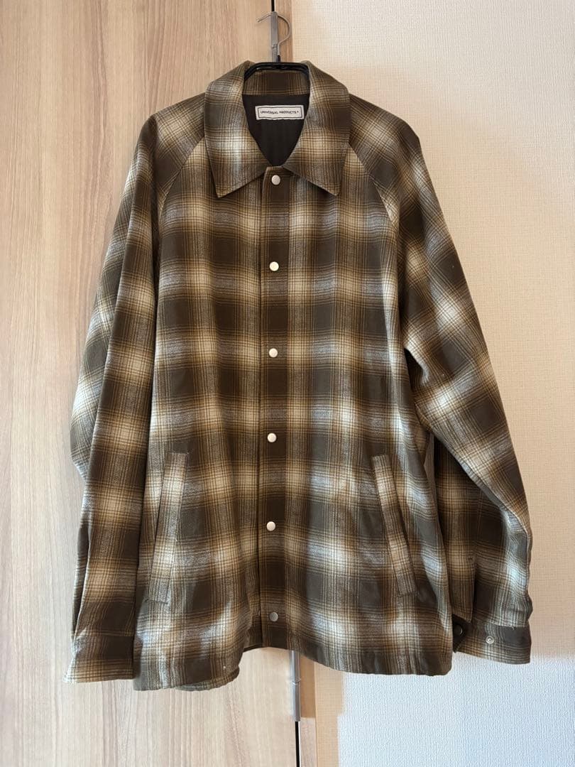 UNIVERSAL PRODUCTS チェックシャツジャケット