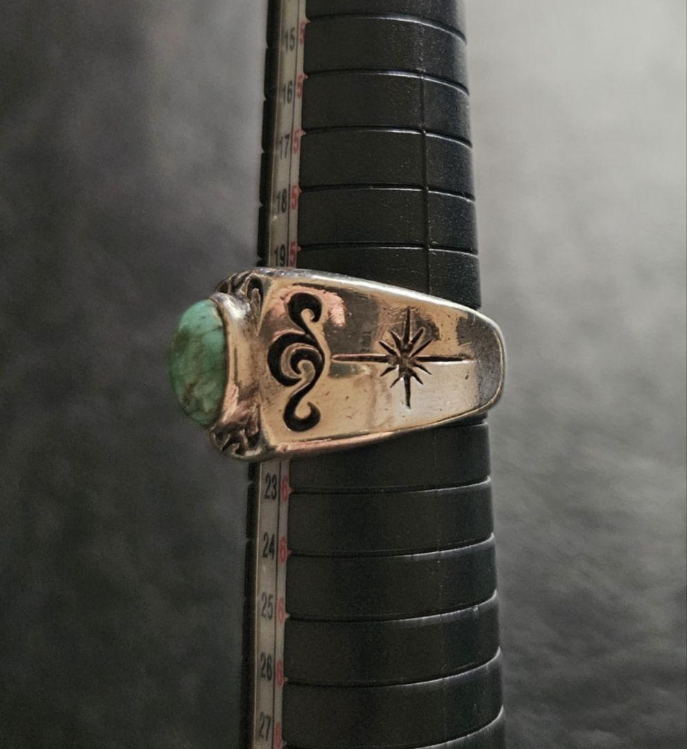 超希少品　SAAD サード　NO.8ターコイズ　リング　シルバー925　天然石