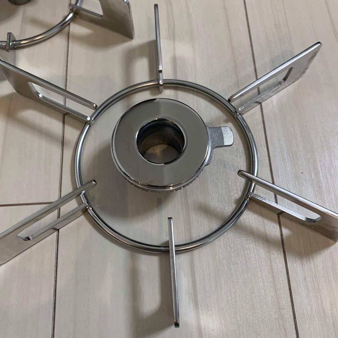 リンナイ　デリシア ガスコンロ　純正　五徳　バーナーキャップ