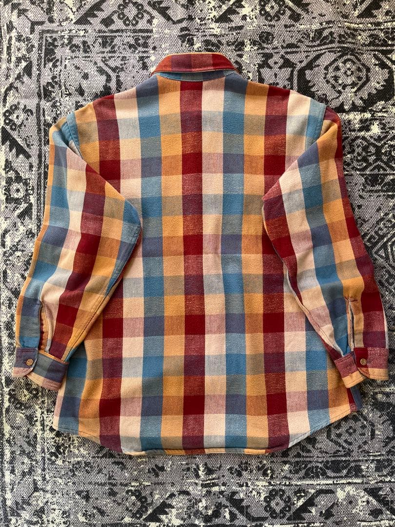 【80’s～/used】BIGMAC　ヘビーネルシャツ　USA製