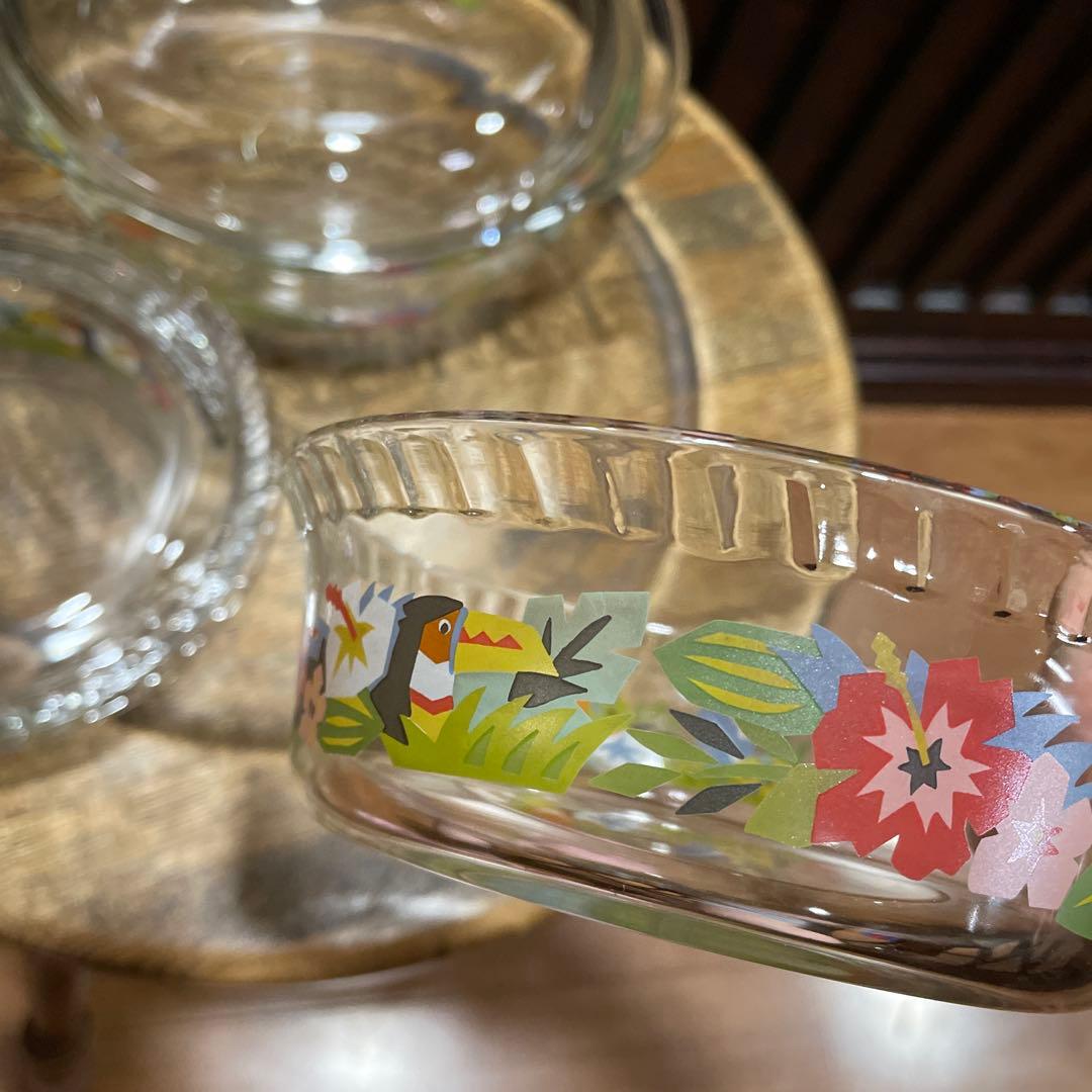 PYREX　トロピカル柄　昭和レトロ　超レア