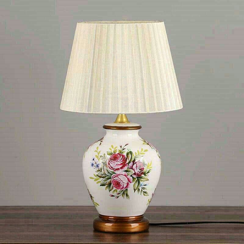 照明スタンドライト テーブルランプ デスクライト．新品 高級陶器卓上ステンド5