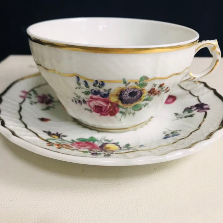 リチャードジノリ  ハンドペイント　ドッチア釜　印字入り