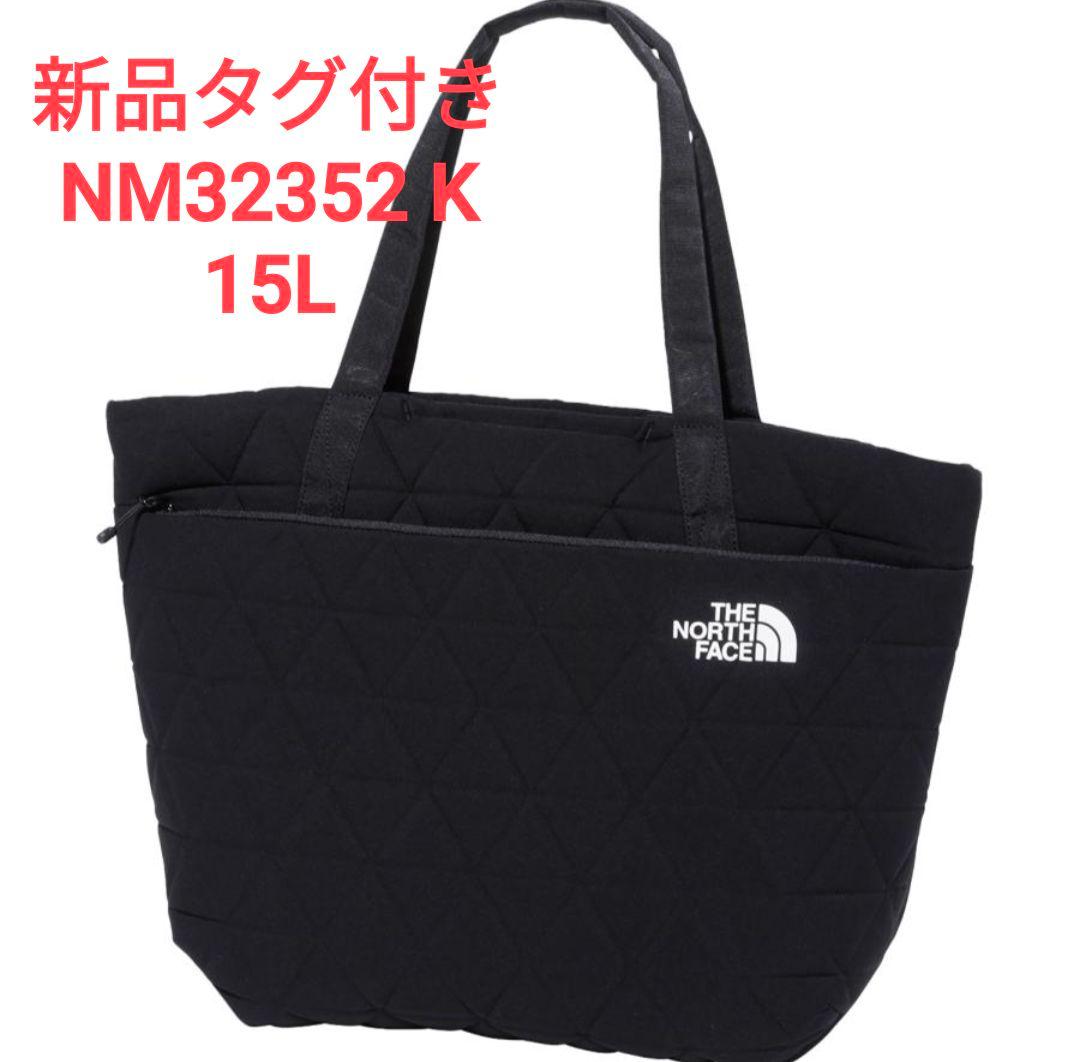 ノースフェイス ジオフェイス トート K ブラック　15L NM32352