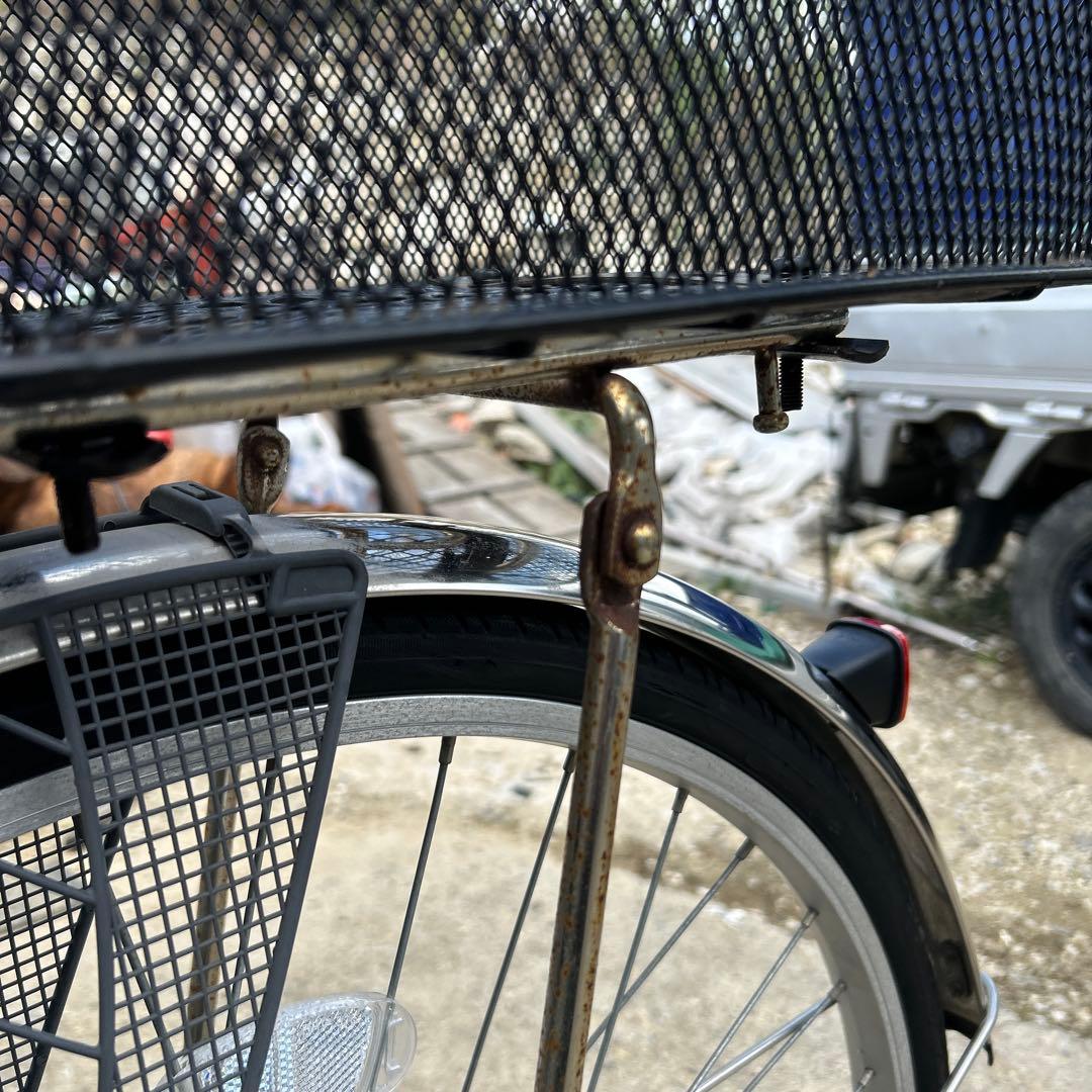 電動アシスト自転車 シティタイプ 黒 26インチ