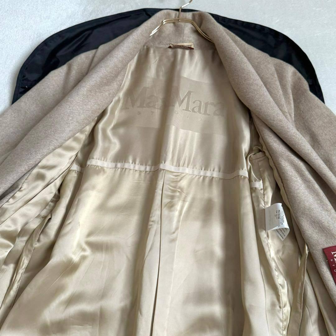 【極美品】MAX MARA STUDIO カシミア100% ラップコート 40