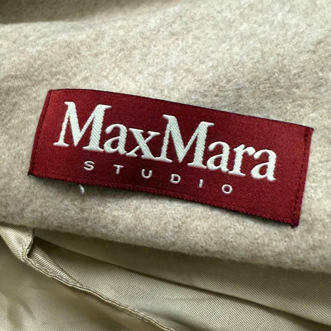 【極美品】MAX MARA STUDIO カシミア100% ラップコート 40