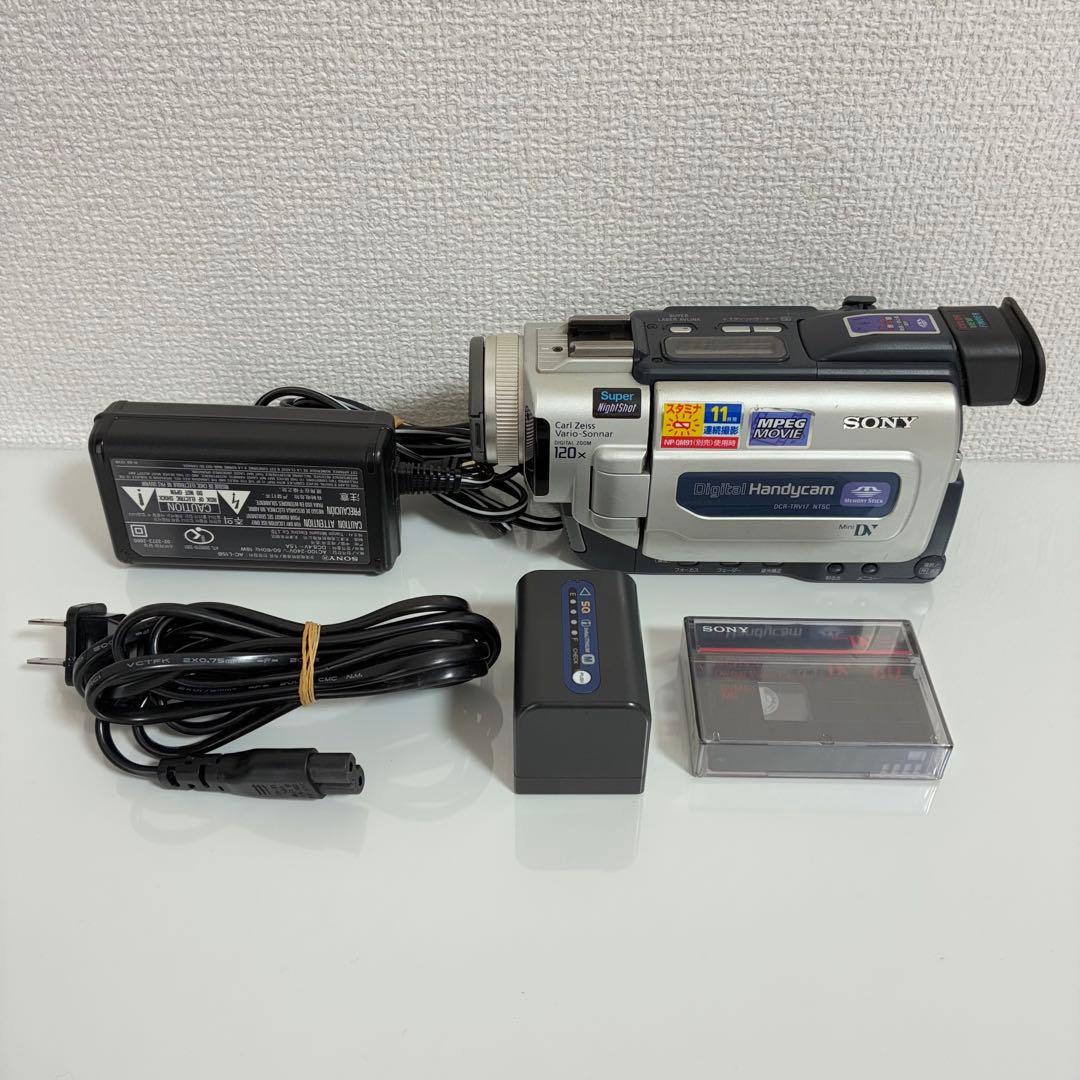 【動作品】 SONY HANDYCAM DCR-TRV17 ソニー ビデオカメラ