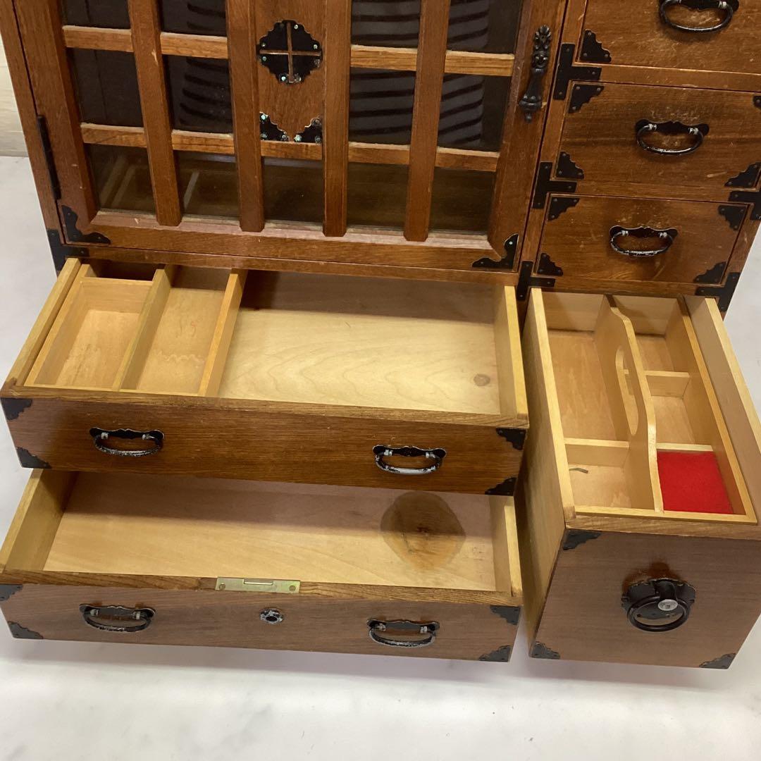 時代箪笥　民藝箪笥　和箪笥　古家具　小箪笥　小棚　小引き出し　木製　箪笥　U58