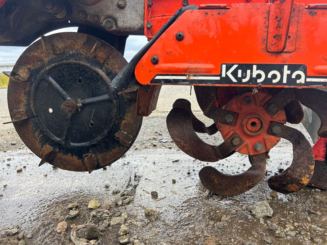 宮崎　クボタ　管理機 4馬力 畝立て 畝上げ 溝掘り 中耕　正転逆転　培土器付き