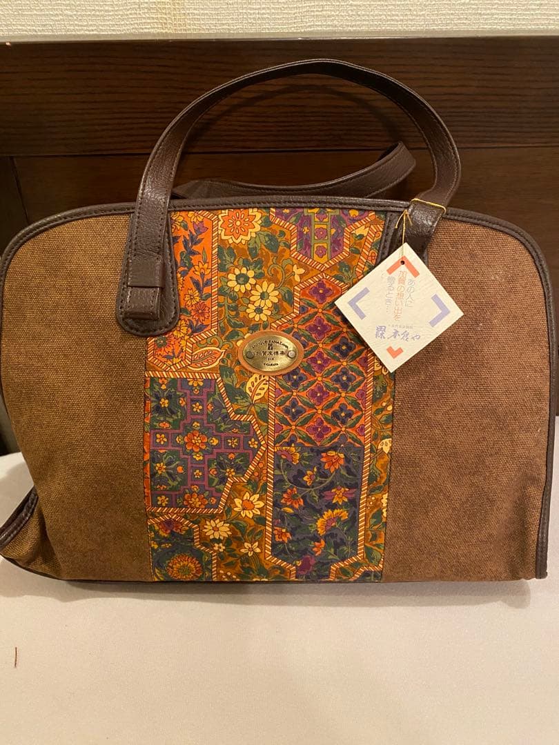 加賀友禅 Kiguraya アンティークハンドバッグ