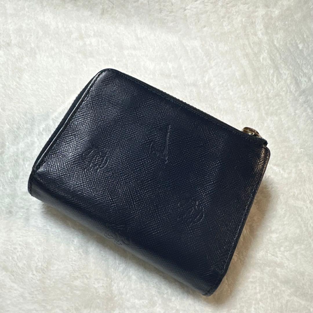 Paul Smith ポールドローイング 二つ折り財布 L字ファスナー