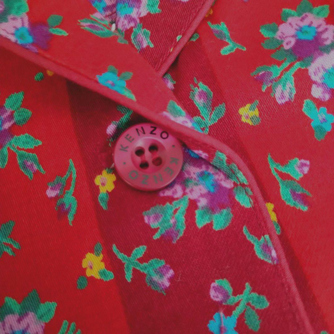 【新品】ケンゾー kenzo パジャマ ルームウエア 花柄 総柄 M