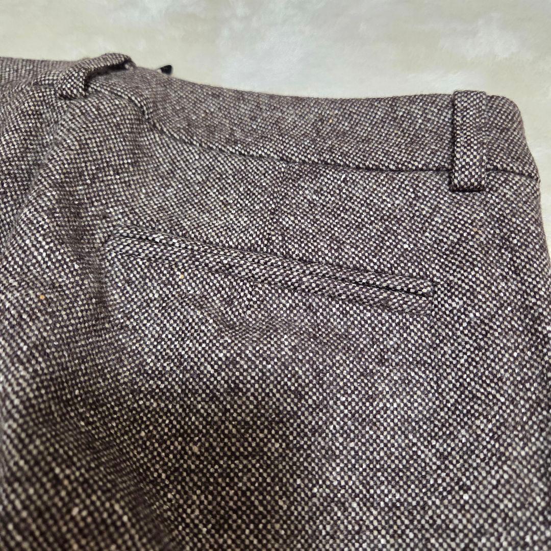 美品　UNTITLED　シルク混　セットアップ　スーツ　ブラウン　パンツスーツ