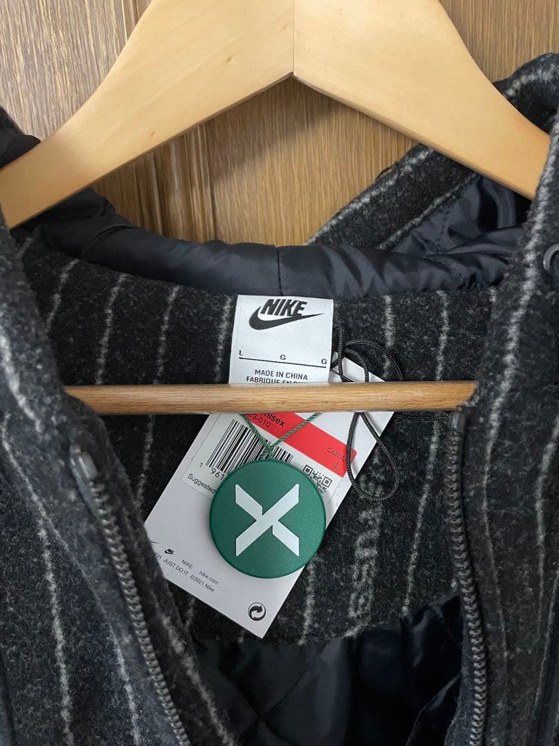 Nike Stussy Striped Wool Jacket　Lサイズ