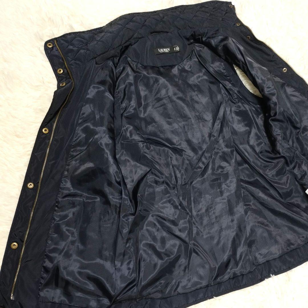 ★メルめる様★RALPH LAUREN エンブレム キルティング 金ボタン 紺