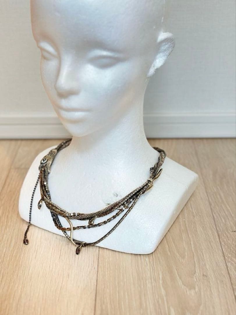 【925】HP FRANCE/IOSSELLIANI スネークネックレス