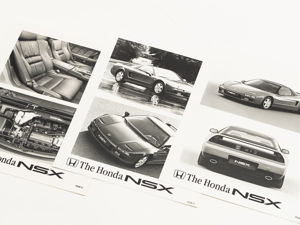 ホンダ NSX バーミンガム ローンチ1990 プレスキット 招待状付