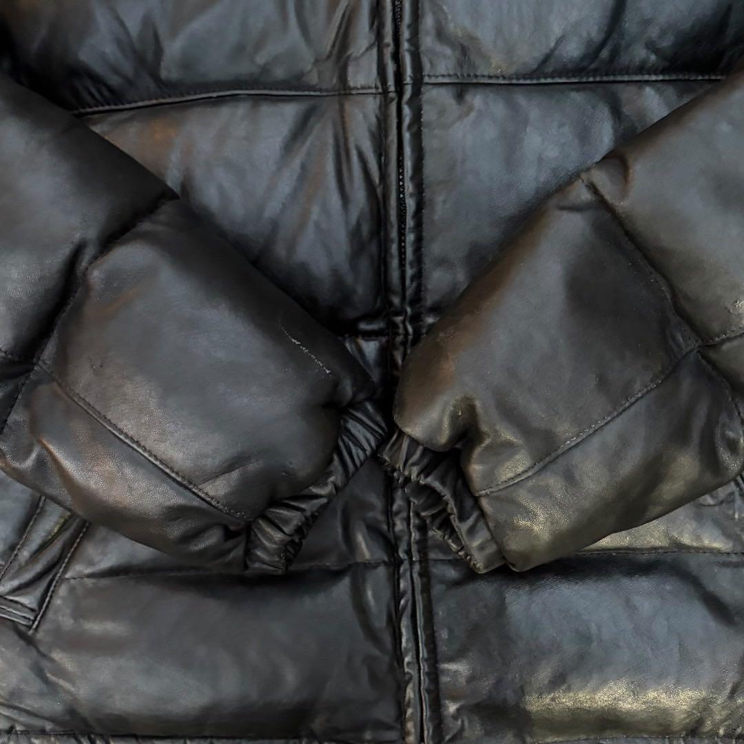 【激レア48キングサイズ】Schott レザーダウンジャケット XXXL