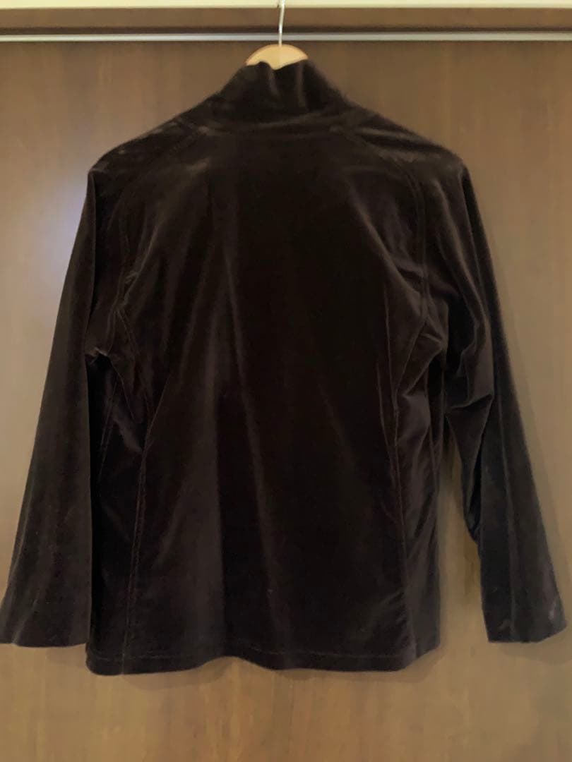 〈匿名配送〉【美品】Giorgio Armani ベロアジャケット ブラウン