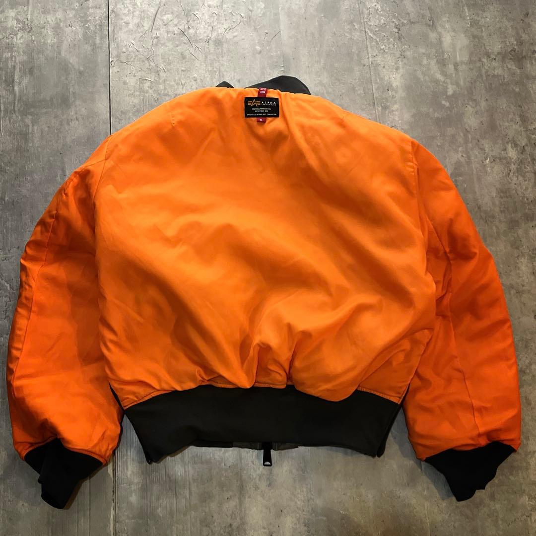 ALPHA×MONKEY TIME キルティング　MA-1 ミリタリー　XL