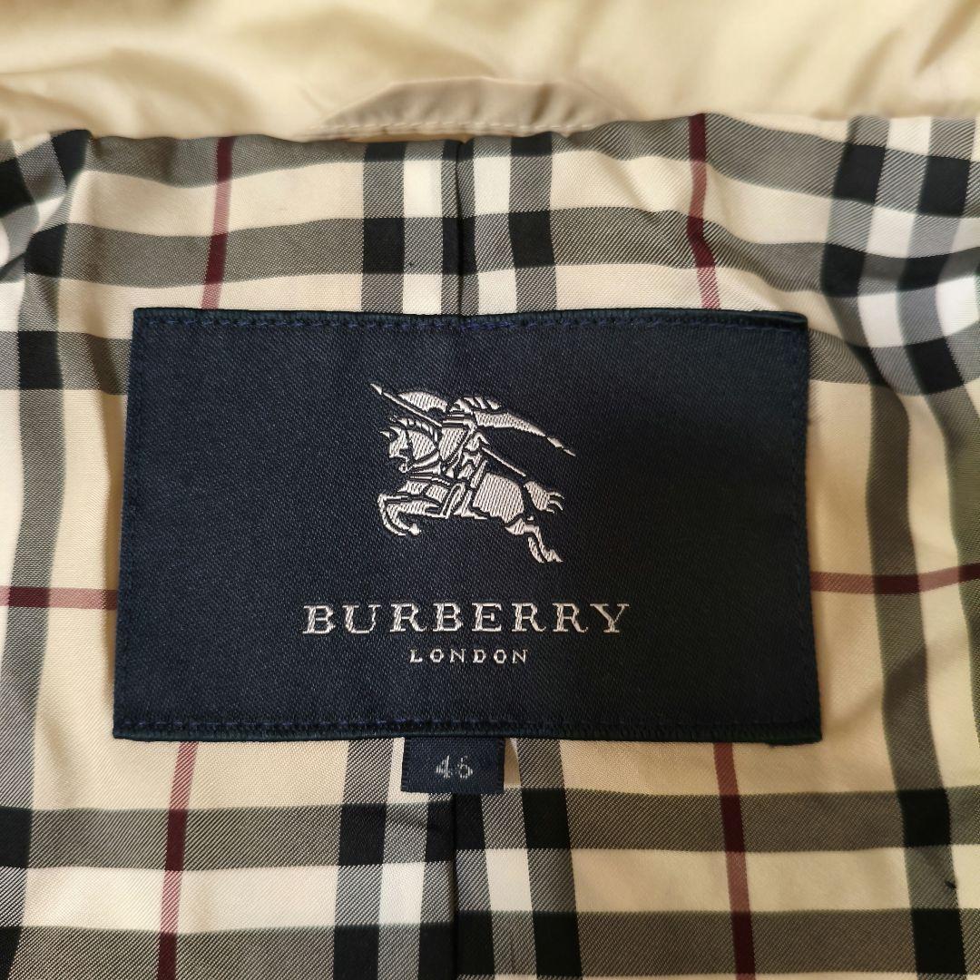 バーバリー ロンドン ロング ダウン ノバチェック キルティング コート