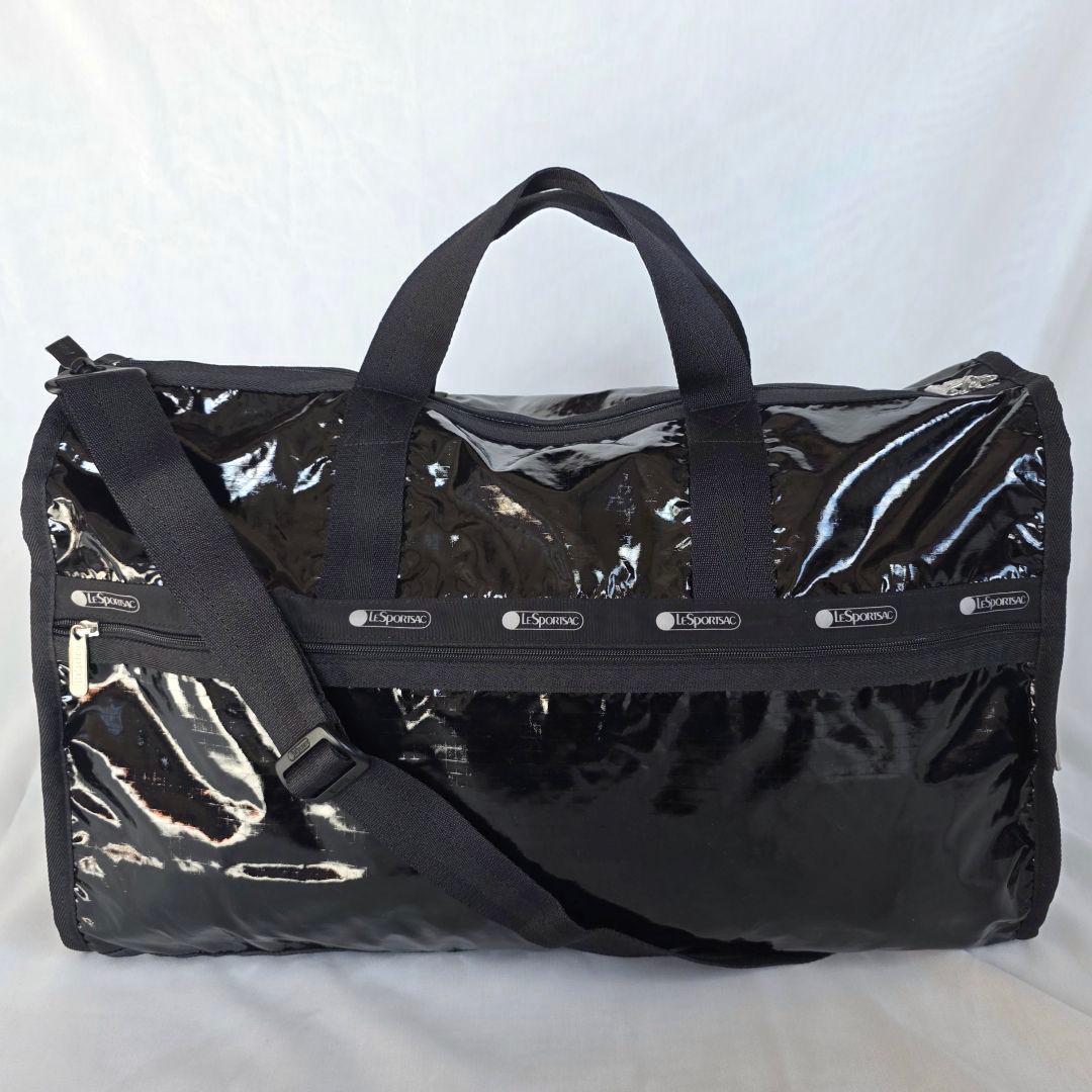 コロン レスポートサック ウィークエンダー ラージ エナメル ブラック