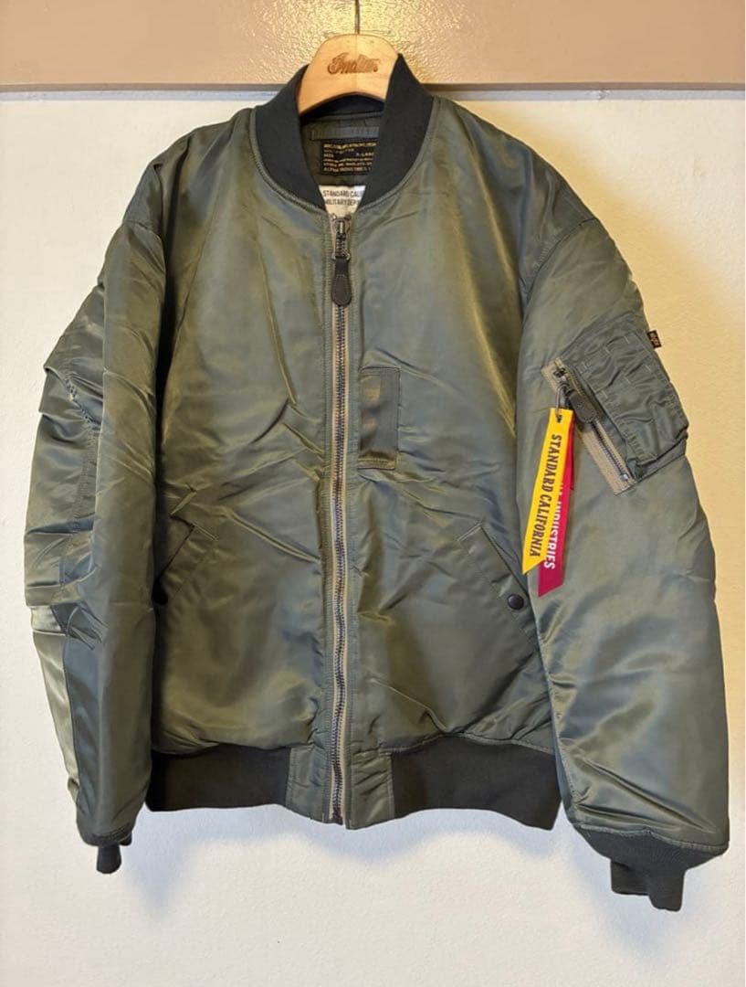 激レア‼️⭐️ ALPHA × Standard California MA-1 ⭐️