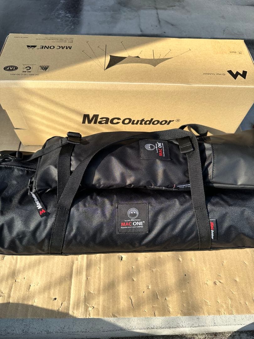 超美品マックアウトドア Mac one ブラックM マックワン今日のみ限定特価