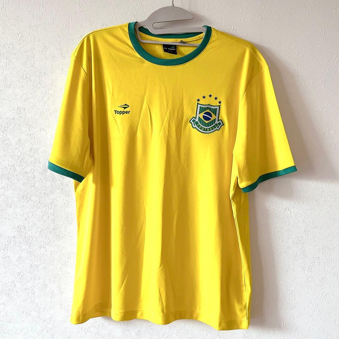 美品　TOPPER トッパー　サッカー ブラジル代表 ユニフォーム　L 現地購入