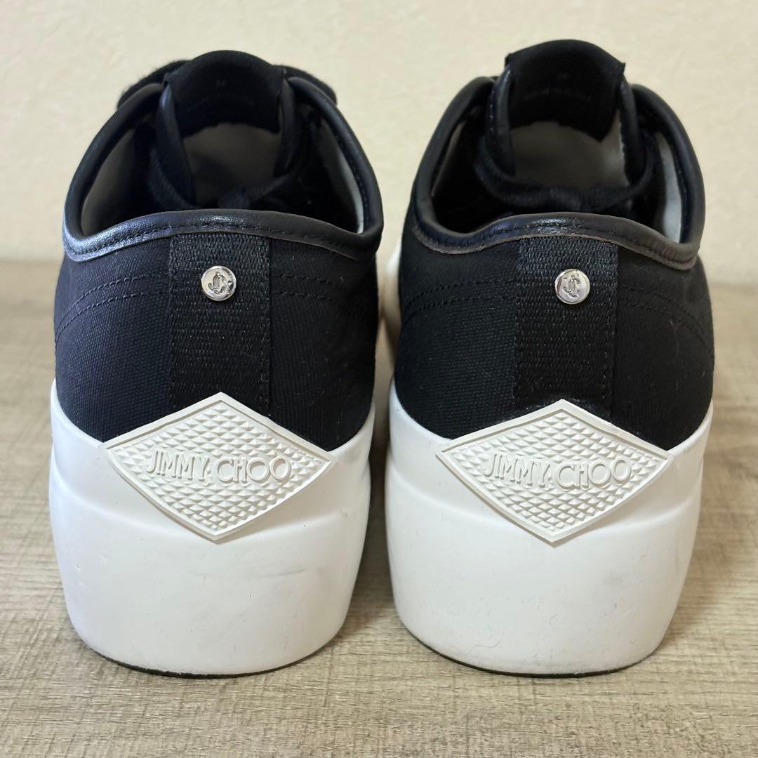 JIMMY CHOO PALMA MAXI 厚底 スニーカー 23cm ブラック
